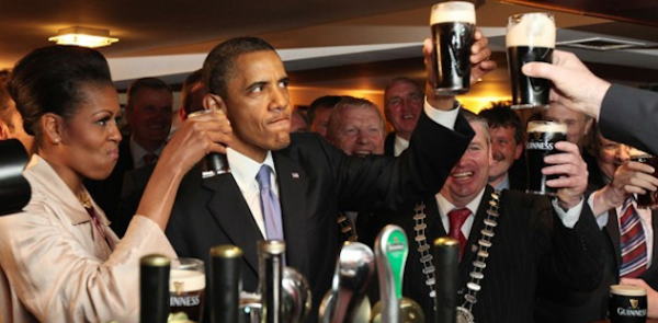 Un Grand nous quitte A+black+President+toast+a+black+beer+to+a+successful+_9eeb472c7e16c10b628bd4525e0534e2